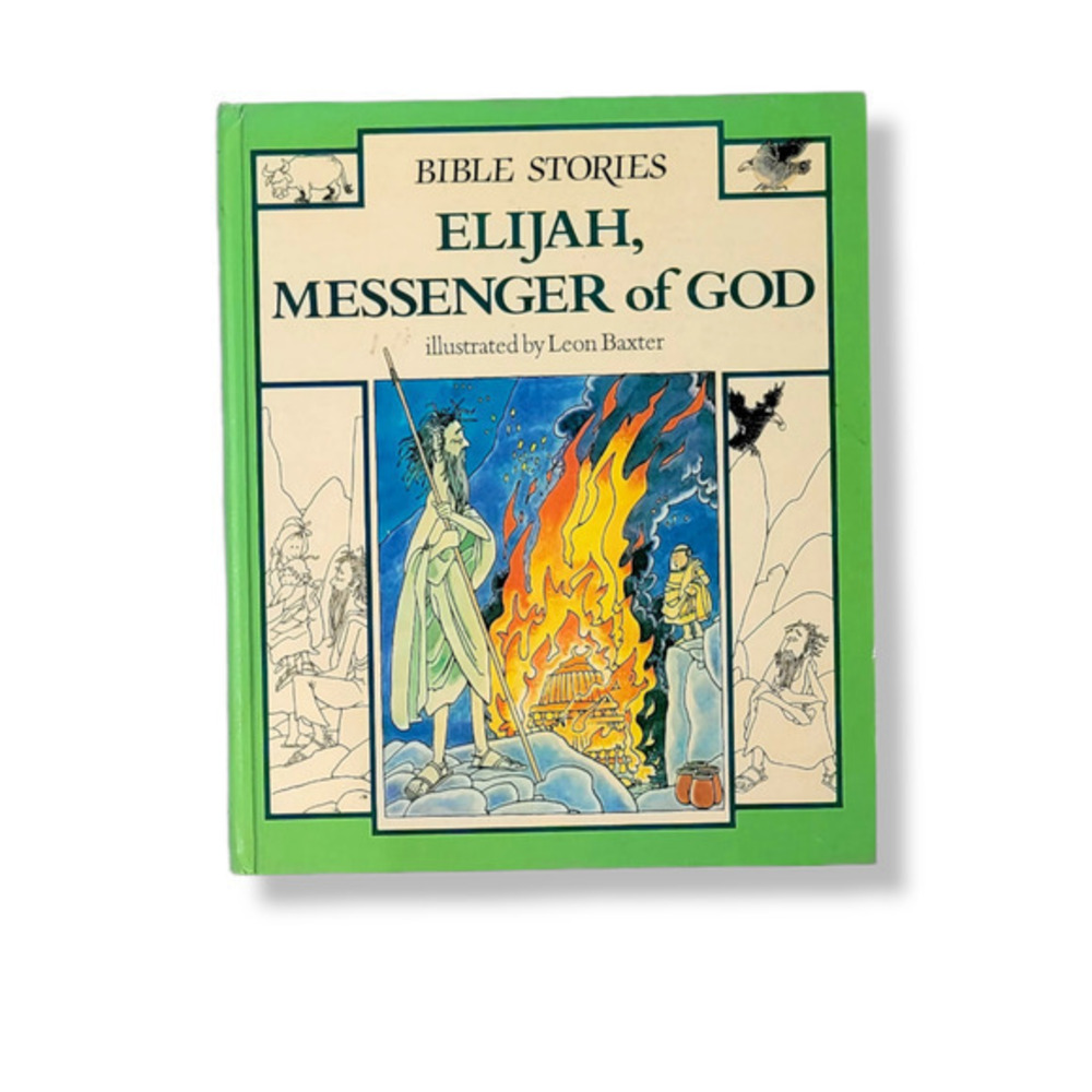 Vintage, Bible Stories Elijah, Messenger of God, Adapted by Diana‎ Craig, Book